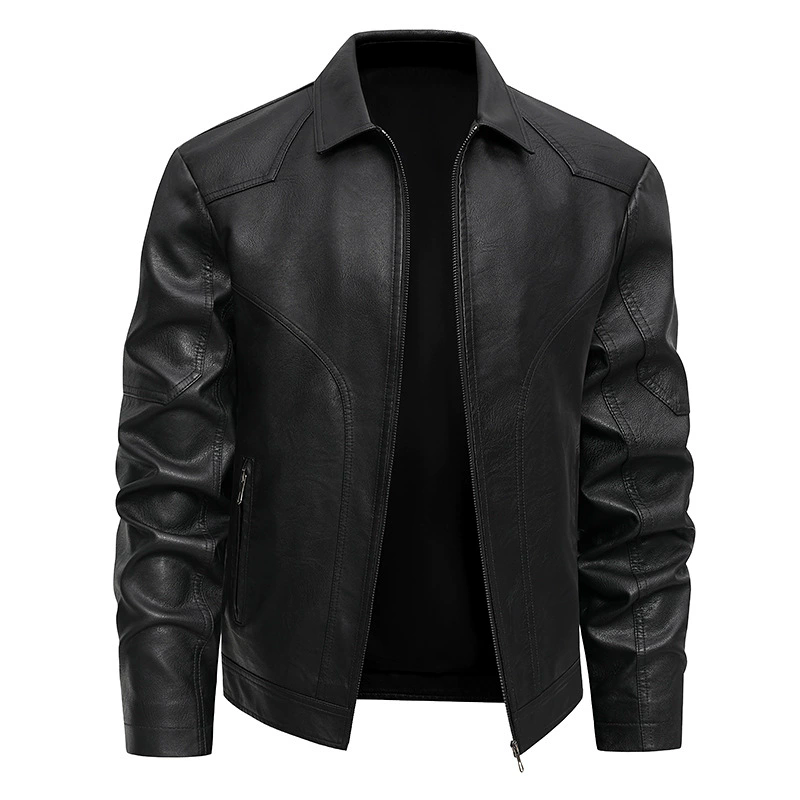 Men's Autumn Winter Coats Pu L - Mens Fashion Bomber Jacket บทวิจารณ์และราคา