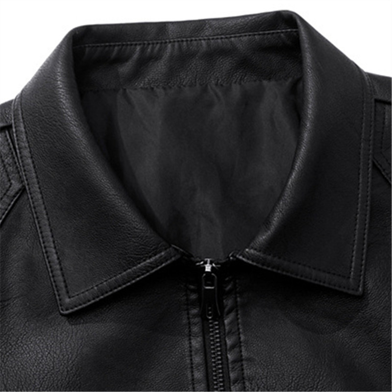 Men's Autumn Winter Coats Pu L - Mens Fashion Bomber Jacket บทวิจารณ์และราคา