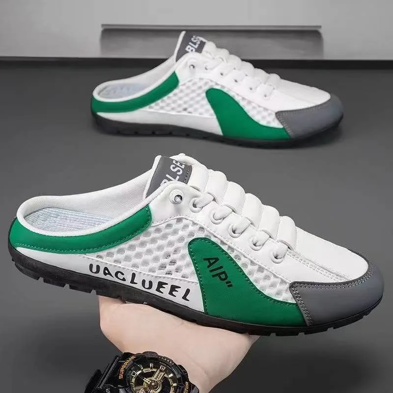 Men's Fashion Soft-soled Half  - Mens Fashion Zapatos บทวิจารณ์และราคา