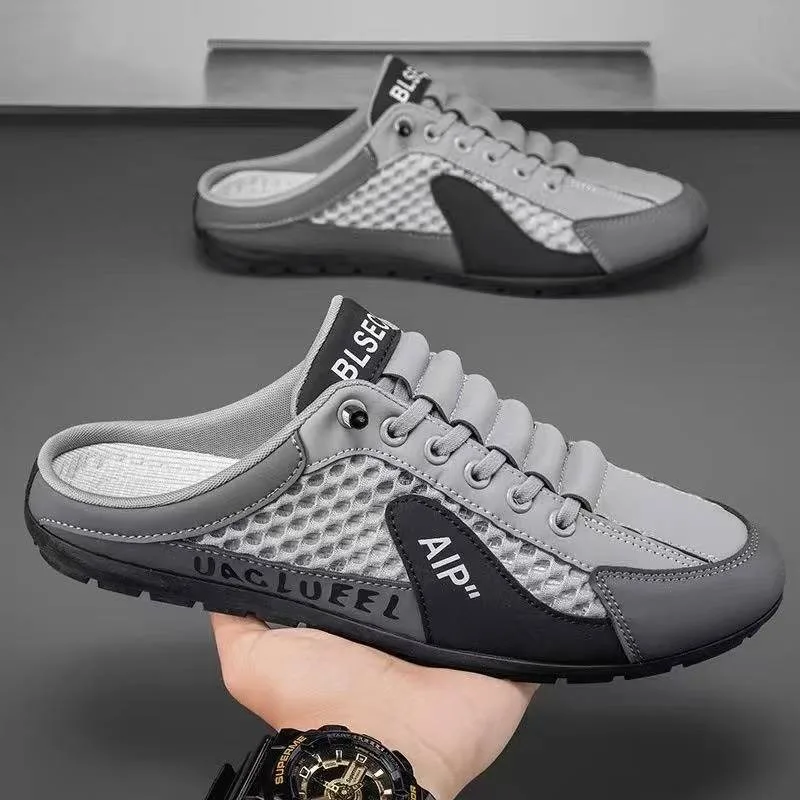 Men's Fashion Soft-soled Half  - Mens Fashion Zapatos บทวิจารณ์และราคา