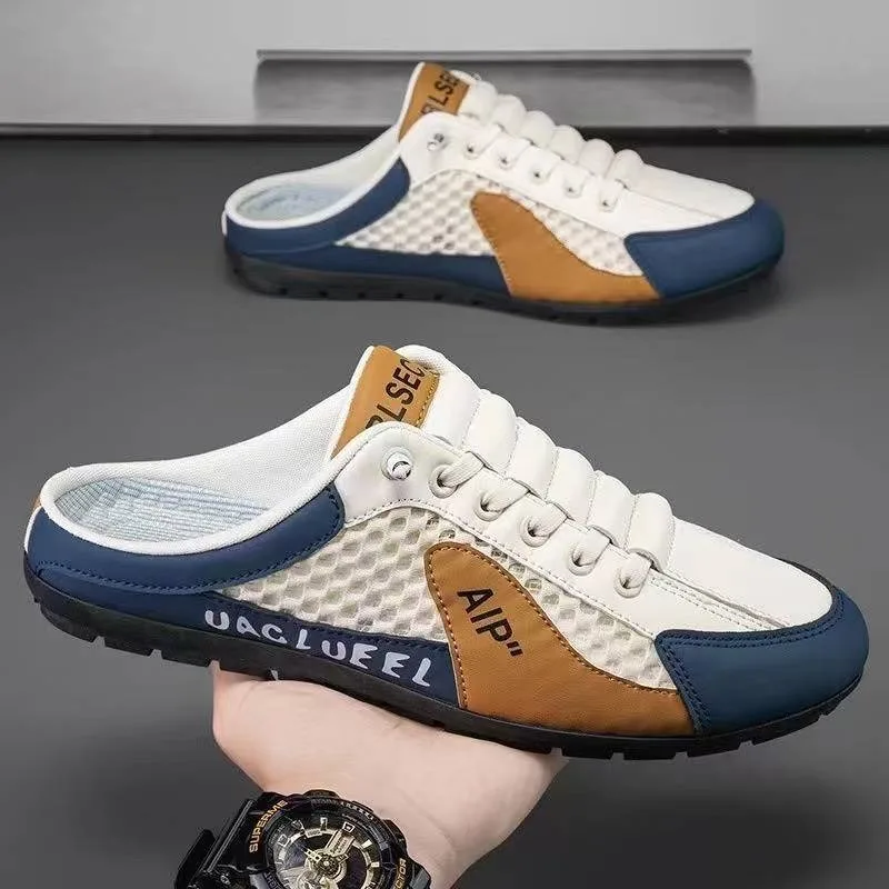 Men's Fashion Soft-soled Half  - Mens Fashion Zapatos บทวิจารณ์และราคา