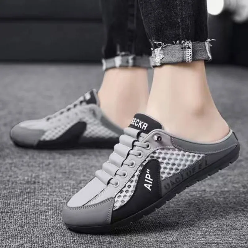 Men's Fashion Soft-soled Half  - Mens Fashion Zapatos บทวิจารณ์และราคา