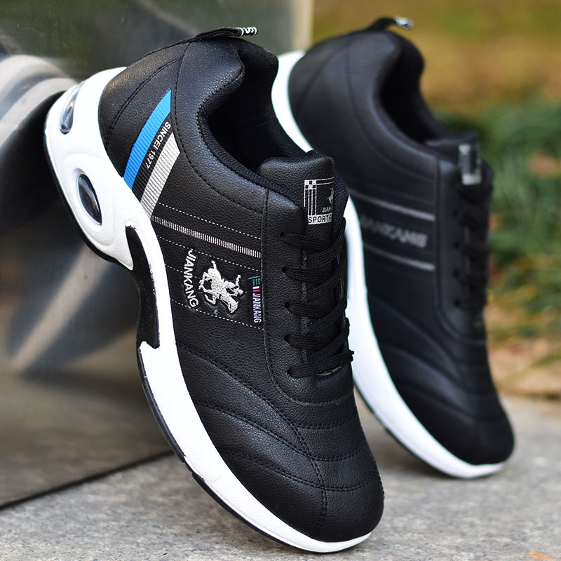 Men's leather sneakers Casual  - Mens Fashion Zapatos บทวิจารณ์และราคา