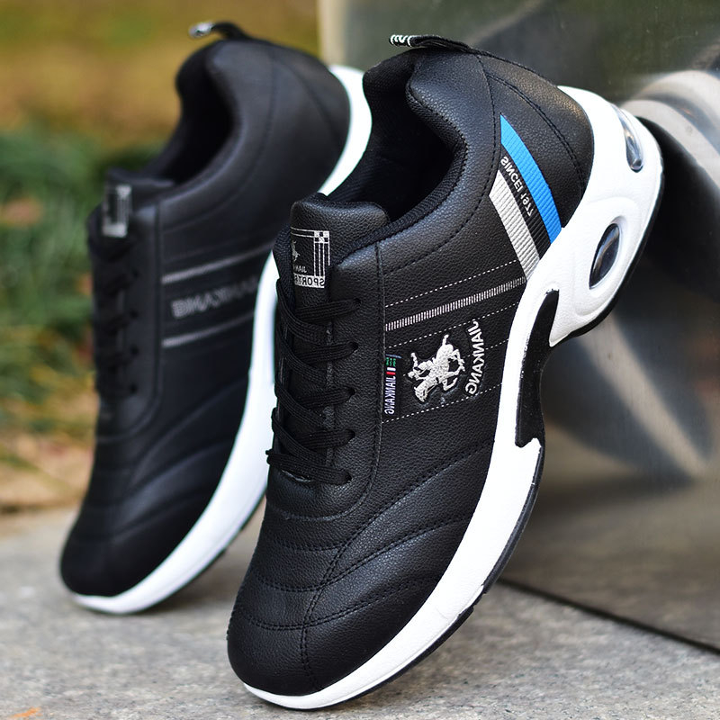 Men's leather sneakers Casual  - Mens Fashion Zapatos บทวิจารณ์และราคา