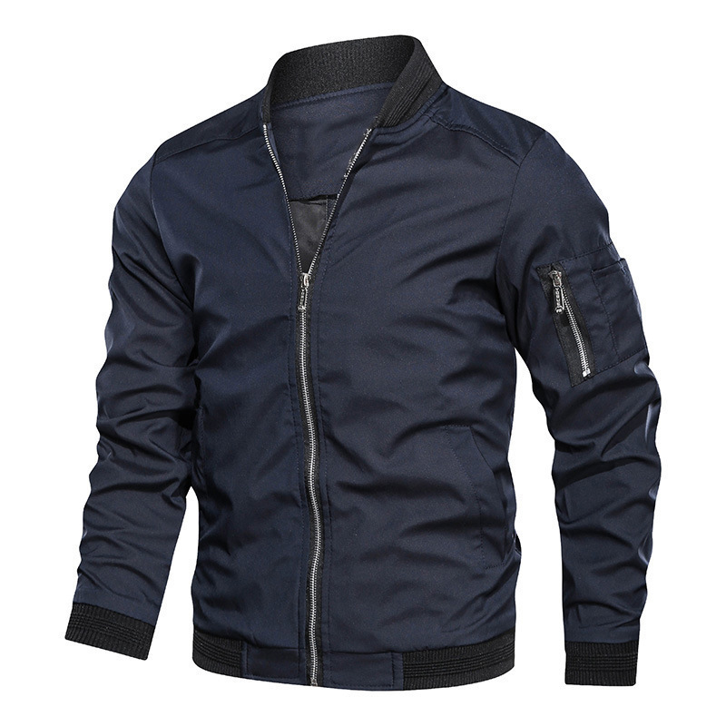 Spring Autumn Men's Bomber Jac - Mens Fashion Bomber Jacket บทวิจารณ์และราคา