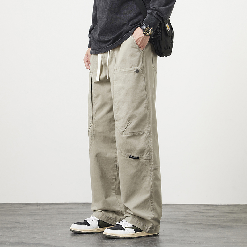Autumn New Straight Casual Pan - Mens Fashion Cargo Pants บทวิจารณ์และราคา