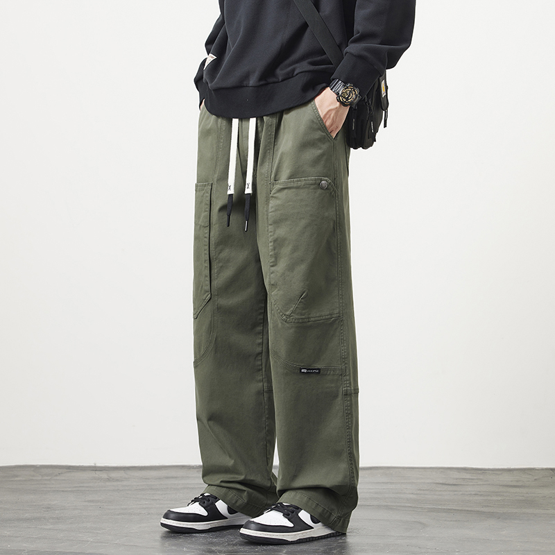 Autumn New Straight Casual Pan - Mens Fashion Cargo Pants บทวิจารณ์และราคา