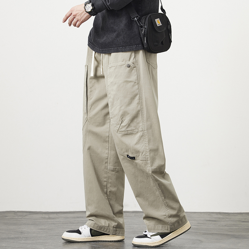 Autumn New Straight Casual Pan - Mens Fashion Cargo Pants บทวิจารณ์และราคา