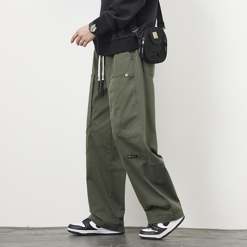 Autumn New Straight Casual Pan - Mens Fashion Cargo Pants บทวิจารณ์และราคา