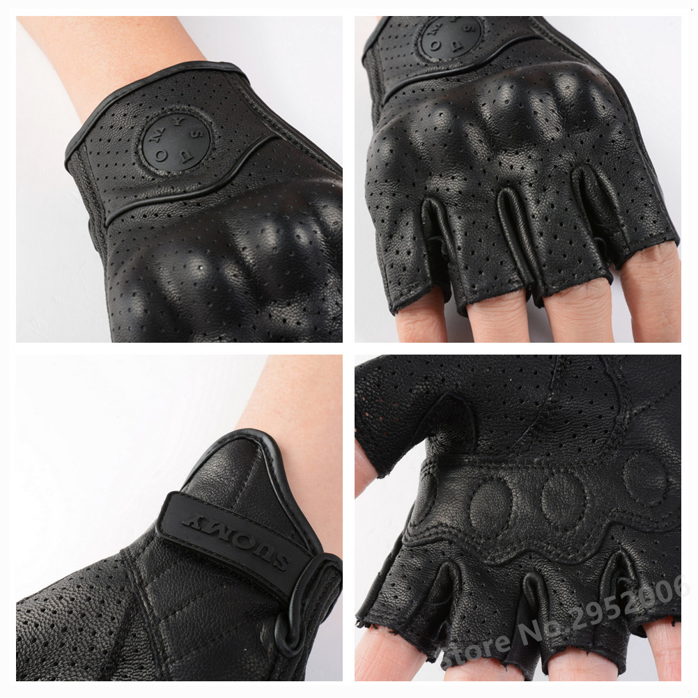 Summer Half Finger Motorcycle  - Men'S Fashion Gloves บทวิจารณ์และราคา
