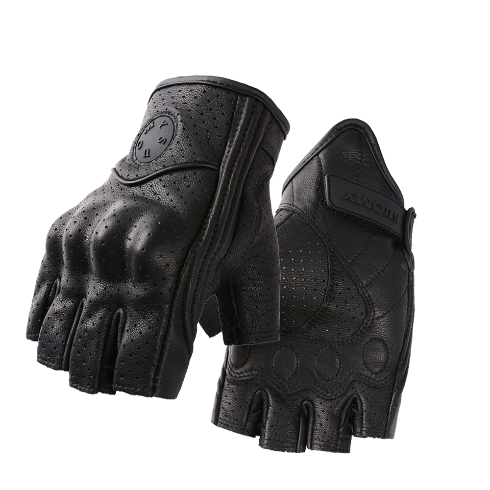 Summer Half Finger Motorcycle  - Men'S Fashion Gloves บทวิจารณ์และราคา
