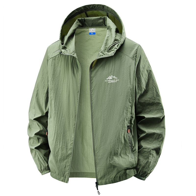 Hooded sunscreen clothing summ - Mens Fashion Bomber Jacket บทวิจารณ์และราคา