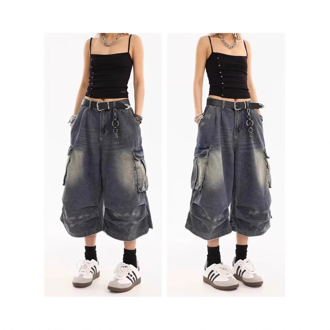 2026 New Plus Size Washed Spla - Mens Fashion Cargo Pants บทวิจารณ์และราคา