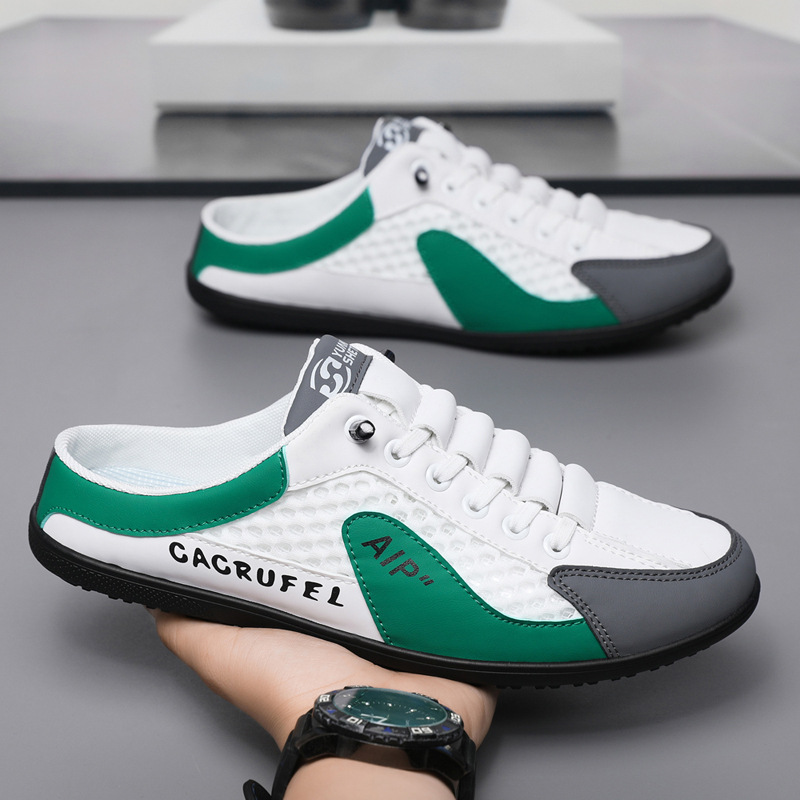 Men's Fashion Soft-soled Half  - Mens Fashion Zapatos บทวิจารณ์และราคา