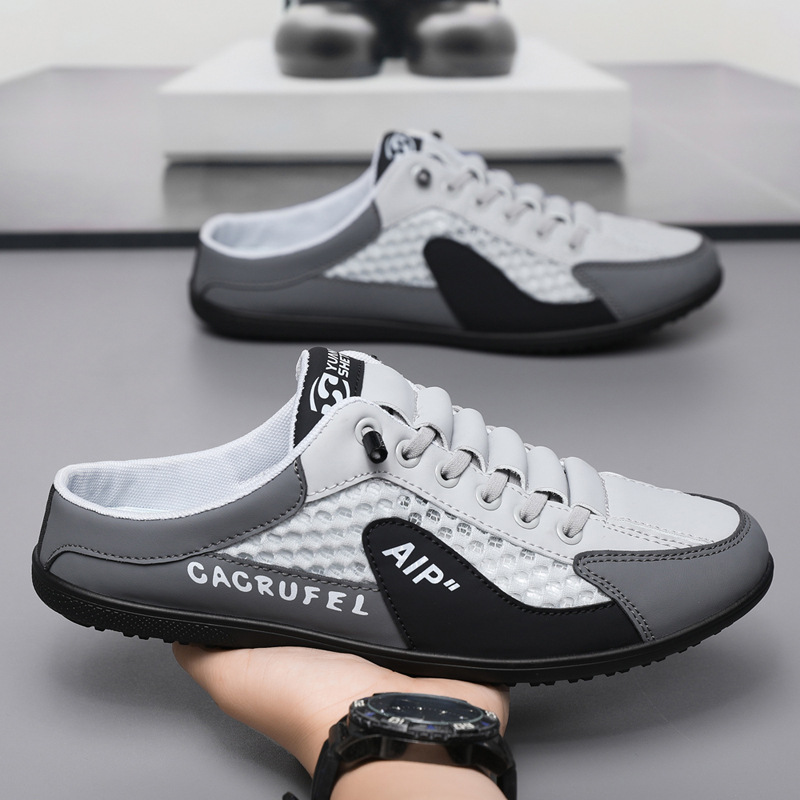 Men's Fashion Soft-soled Half  - Mens Fashion Zapatos บทวิจารณ์และราคา