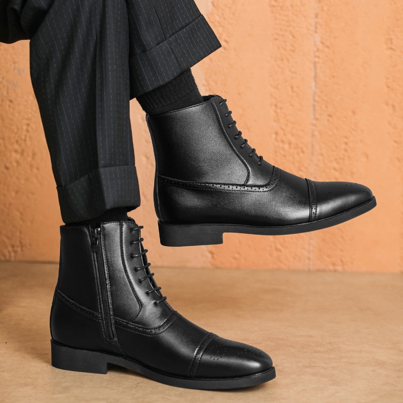 Luxury Men's Boots New High-to - Mens Fashion Dress Shoes บทวิจารณ์และราคา