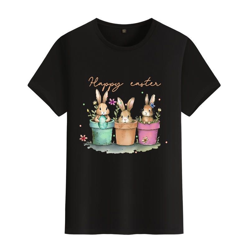 Men's Black Round-Neck Short-S - Men'S Fashion Easter บทวิจารณ์และราคา