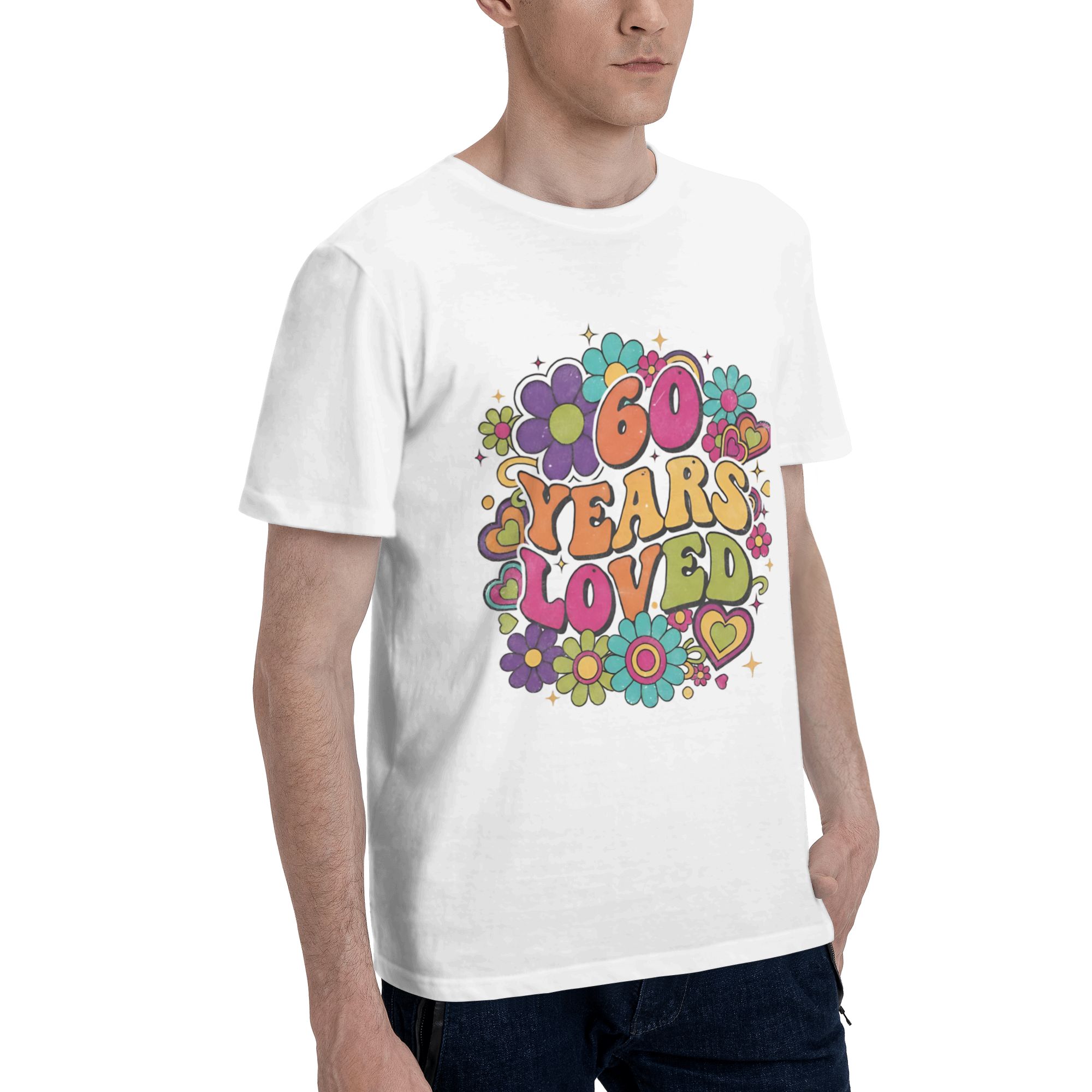 60 years old 60 Years Loved Me - Men'S Fashion For 60 Year Old บทวิจารณ์และราคา