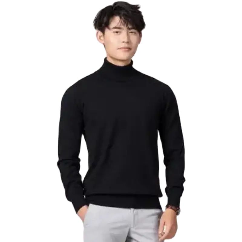 Cashmere turtleneck men sweate - Turtleneck Sweater Men บทวิจารณ์และราคา