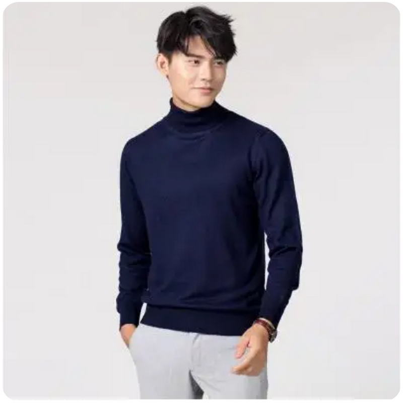 Cashmere turtleneck men sweate - Turtleneck Sweater Men บทวิจารณ์และราคา