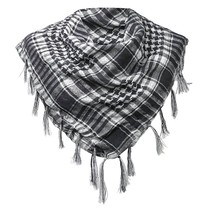 Houndstooth Scarf Plaid Hijab  - Men'S Fashion Gloves บทวิจารณ์และราคา