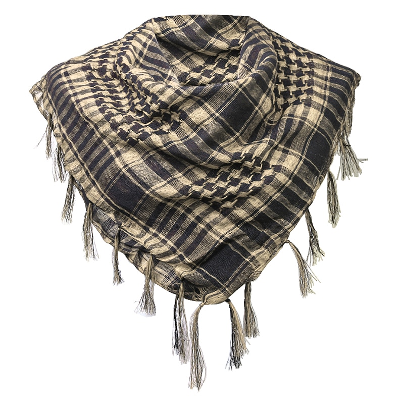 Houndstooth Scarf Plaid Hijab  - Men'S Fashion Gloves บทวิจารณ์และราคา