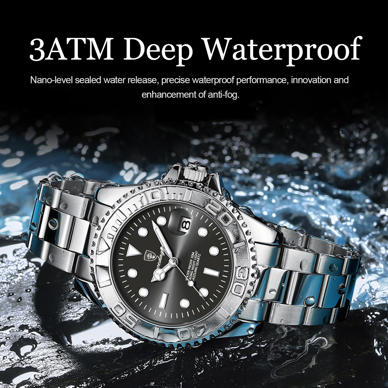 POEDAGAR Trendy Sport Man Watc - Men'S Fashion Box บทวิจารณ์และราคา