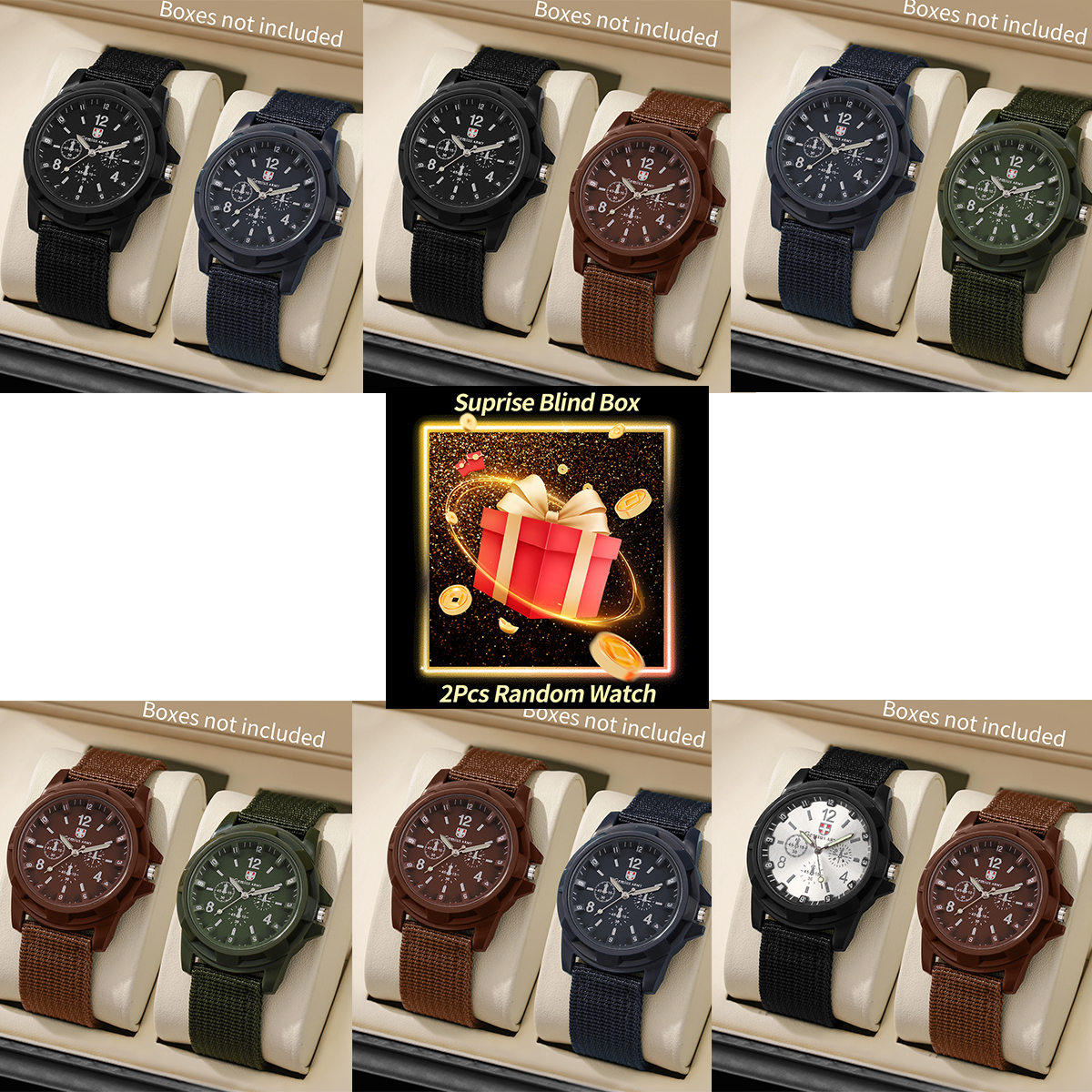 Surprise Mystery Watch Set Bli - Men'S Fashion Box บทวิจารณ์และราคา