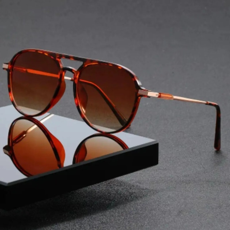1pcs Vintage Pilot Sunglasses  - Men'S Fashion Old Money บทวิจารณ์และราคา