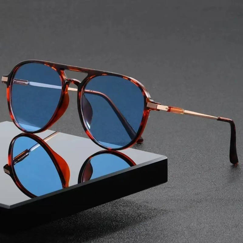 1pcs Vintage Pilot Sunglasses  - Men'S Fashion Old Money บทวิจารณ์และราคา