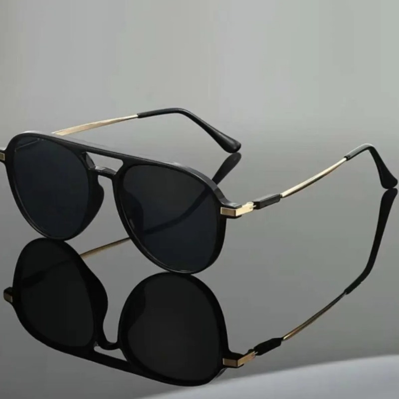 1pcs Vintage Pilot Sunglasses  - Men'S Fashion Old Money บทวิจารณ์และราคา