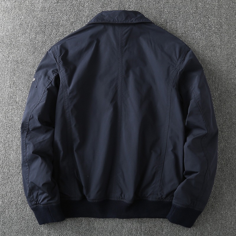 Spring Casual Solid Fashion Sl - Mens Fashion Bomber Jacket บทวิจารณ์และราคา