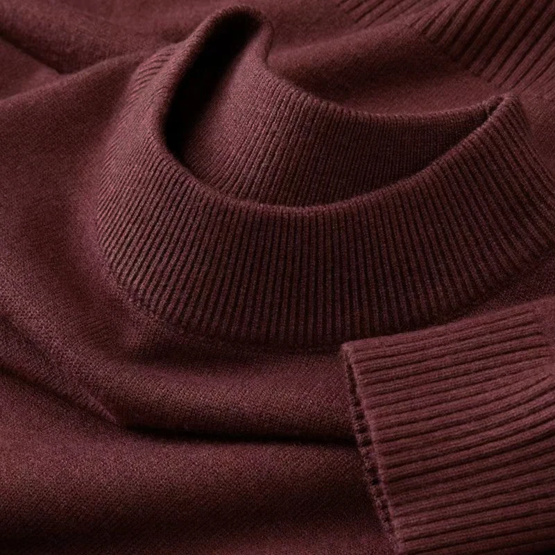 Autumn New Men's Casual Mock T - Turtleneck Sweater Men บทวิจารณ์และราคา