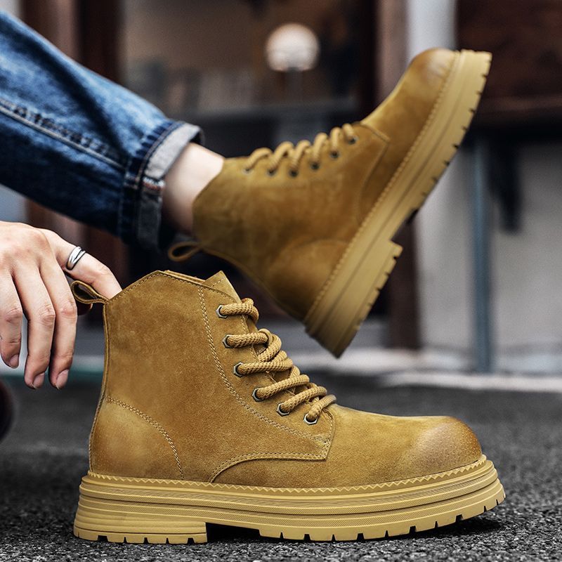 High Quality Men Ankle Boots F - Mens Fashion Zapatos บทวิจารณ์และราคา