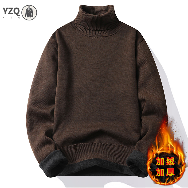 Sweatwear Mens Anti-pilling Hi - Turtleneck Sweater Men บทวิจารณ์และราคา