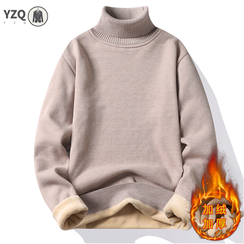 Sweatwear Mens Anti-pilling Hi - Turtleneck Sweater Men บทวิจารณ์และราคา