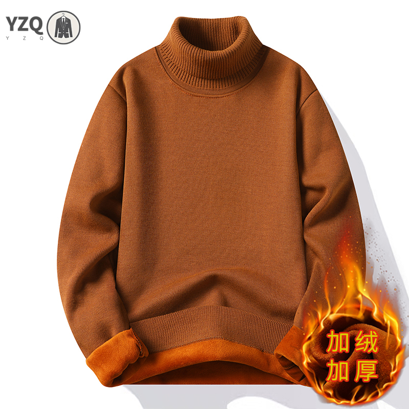 Sweatwear Mens Anti-pilling Hi - Turtleneck Sweater Men บทวิจารณ์และราคา