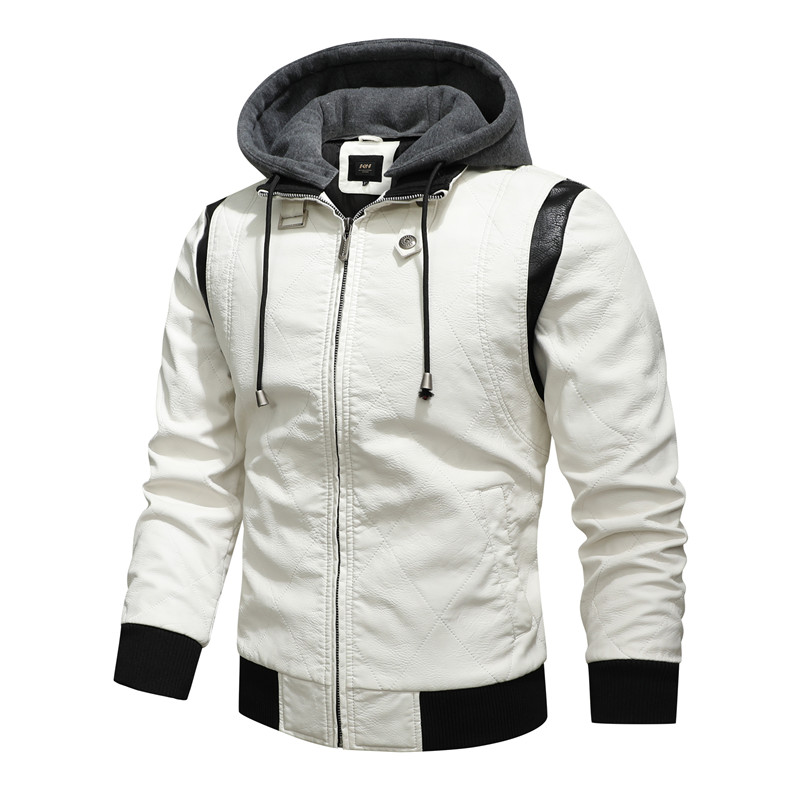 Autumn Winter Bomber Leather J - Mens Fashion Bomber Jacket บทวิจารณ์และราคา