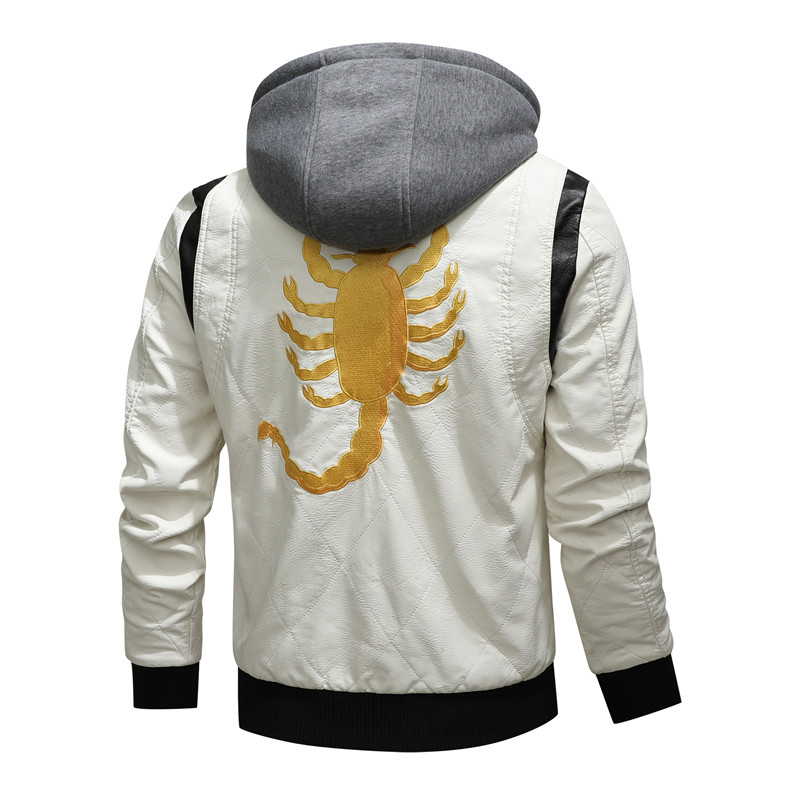 Autumn Winter Bomber Leather J - Mens Fashion Bomber Jacket บทวิจารณ์และราคา