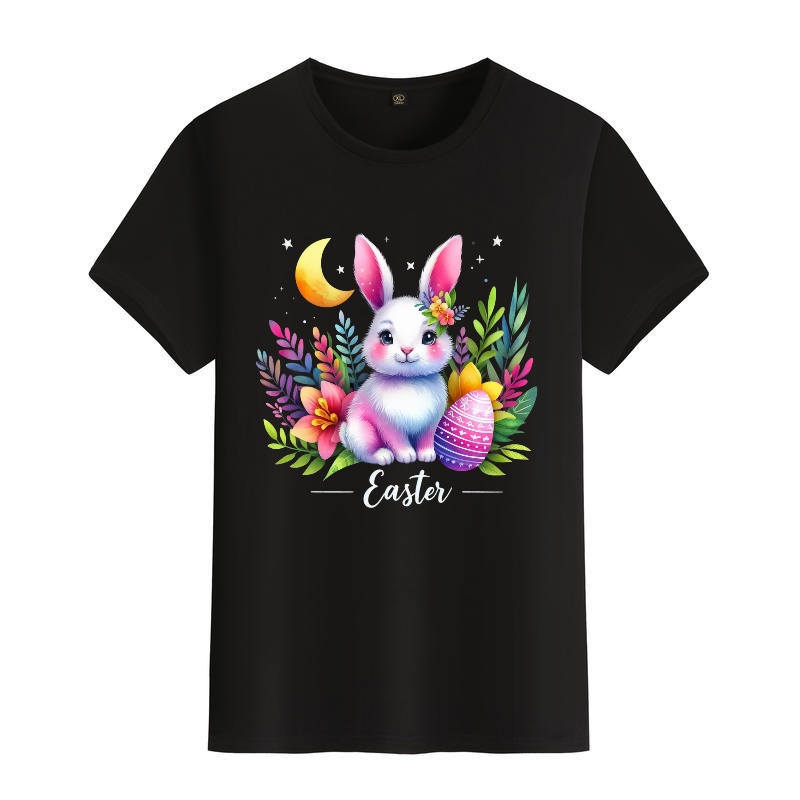 Men's Black Round-Neck Short-S - Men'S Fashion Easter บทวิจารณ์และราคา