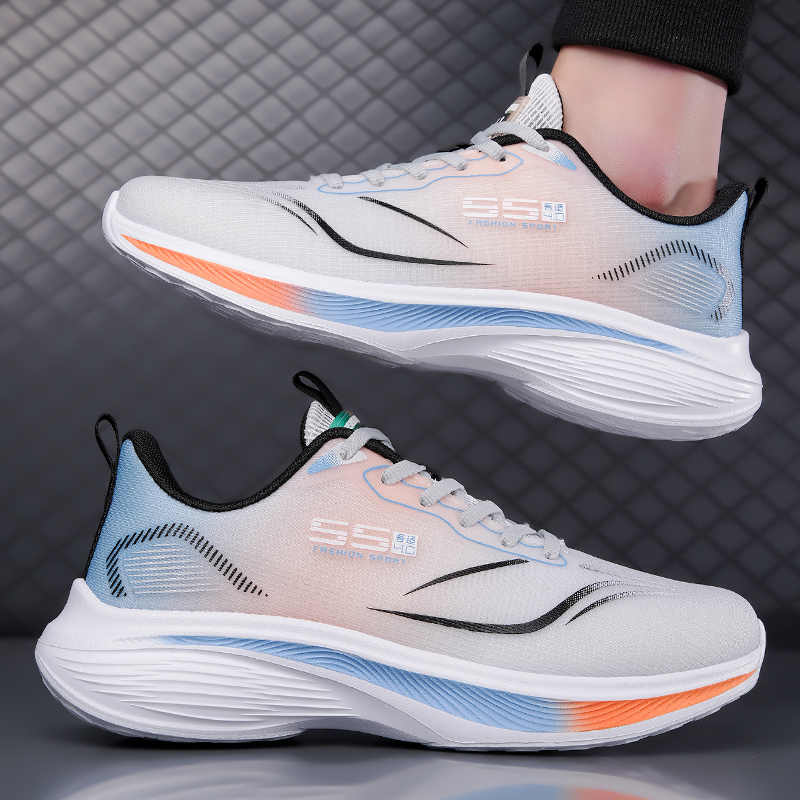 Synthetic Leather Rubber Sole  - Mens Fashion Trainers 2025 บทวิจารณ์และราคา