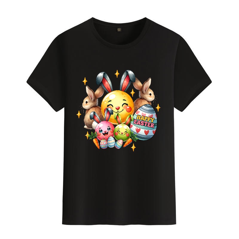 Men's Black Round-Neck Short-S - Men'S Fashion Easter บทวิจารณ์และราคา