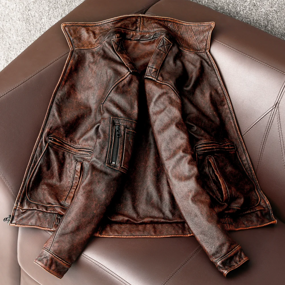 New Style Men Fashion Biker Ja - Mens Fashion Bomber Jacket บทวิจารณ์และราคา