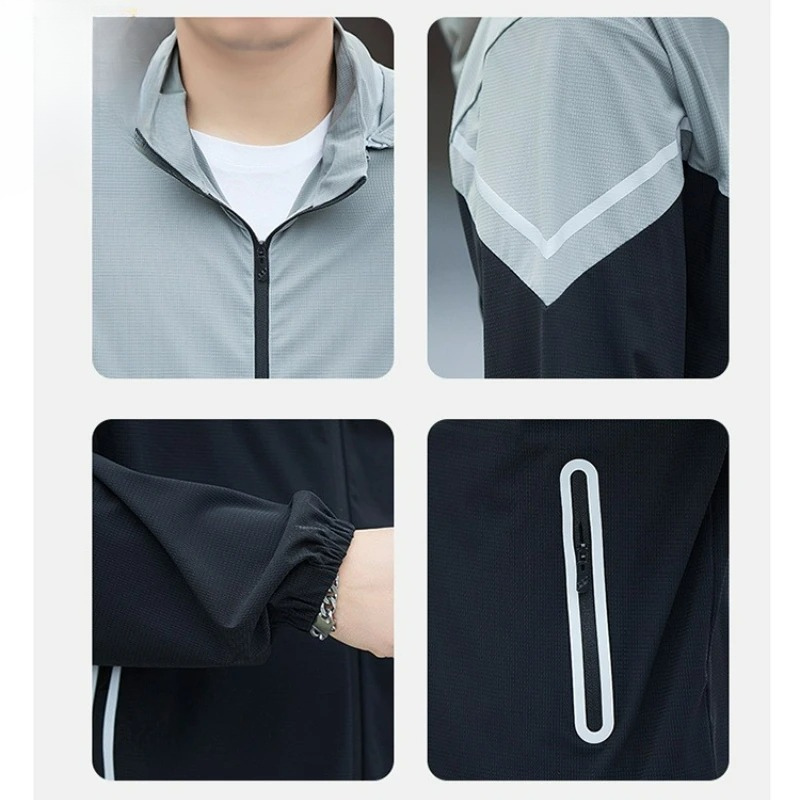 Hot Weather UV Jacket Men Summ - Men'S Fashion For Hot Weather บทวิจารณ์และราคา