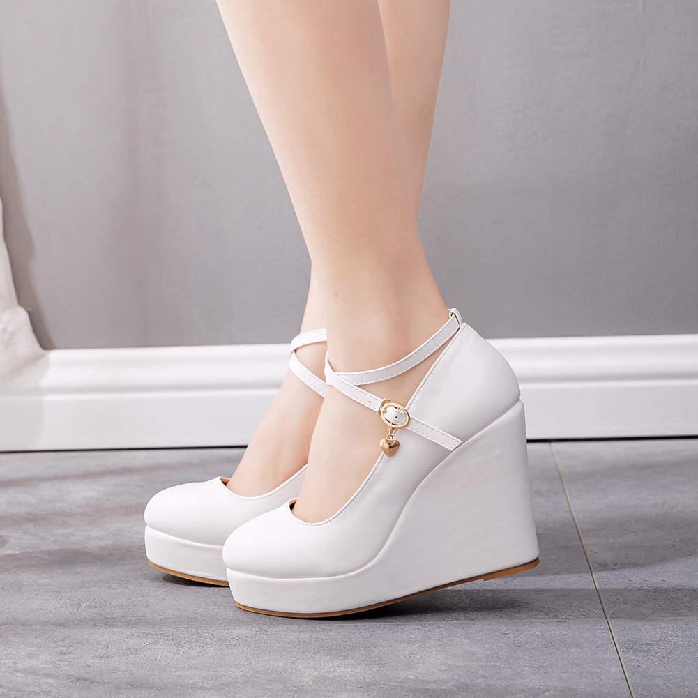 Women's Platform Wedges High H - Mens Fashion Dress Shoes บทวิจารณ์และราคา
