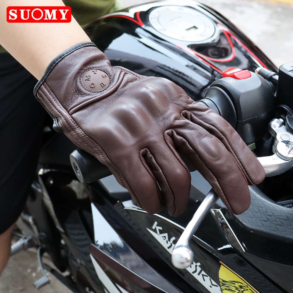 Suomy Vinatge Goatskin Motorcy - Men'S Fashion Gloves บทวิจารณ์และราคา