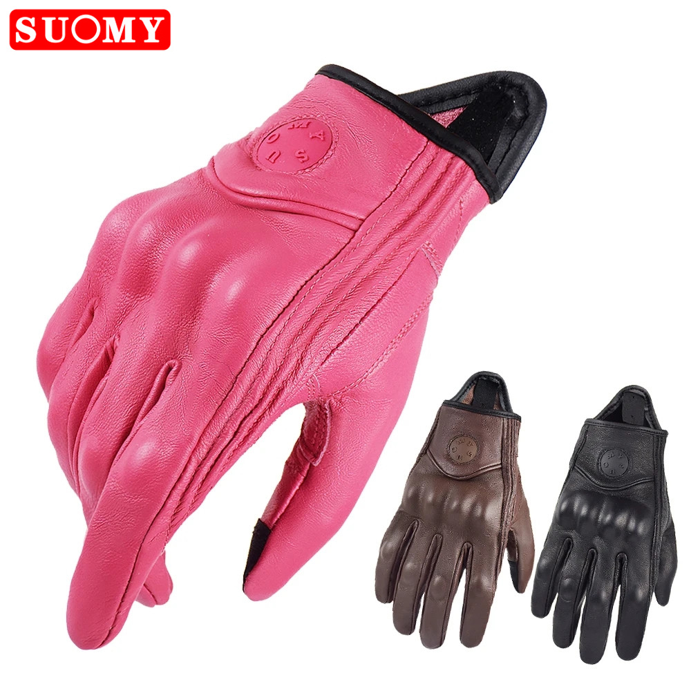 Suomy Vinatge Goatskin Motorcy - Men'S Fashion Gloves บทวิจารณ์และราคา