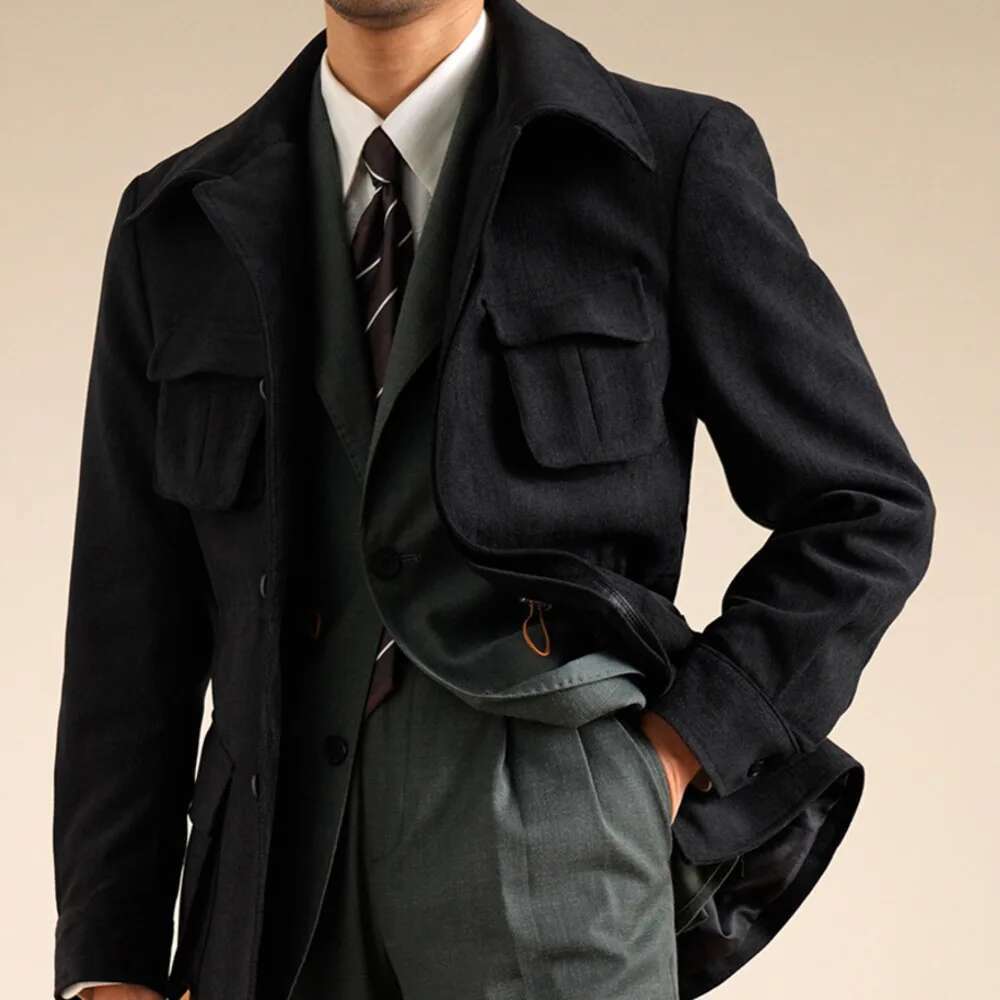 Luxury Italian Fashion Lapel T - Men'S Fashion For 60 Year Old บทวิจารณ์และราคา