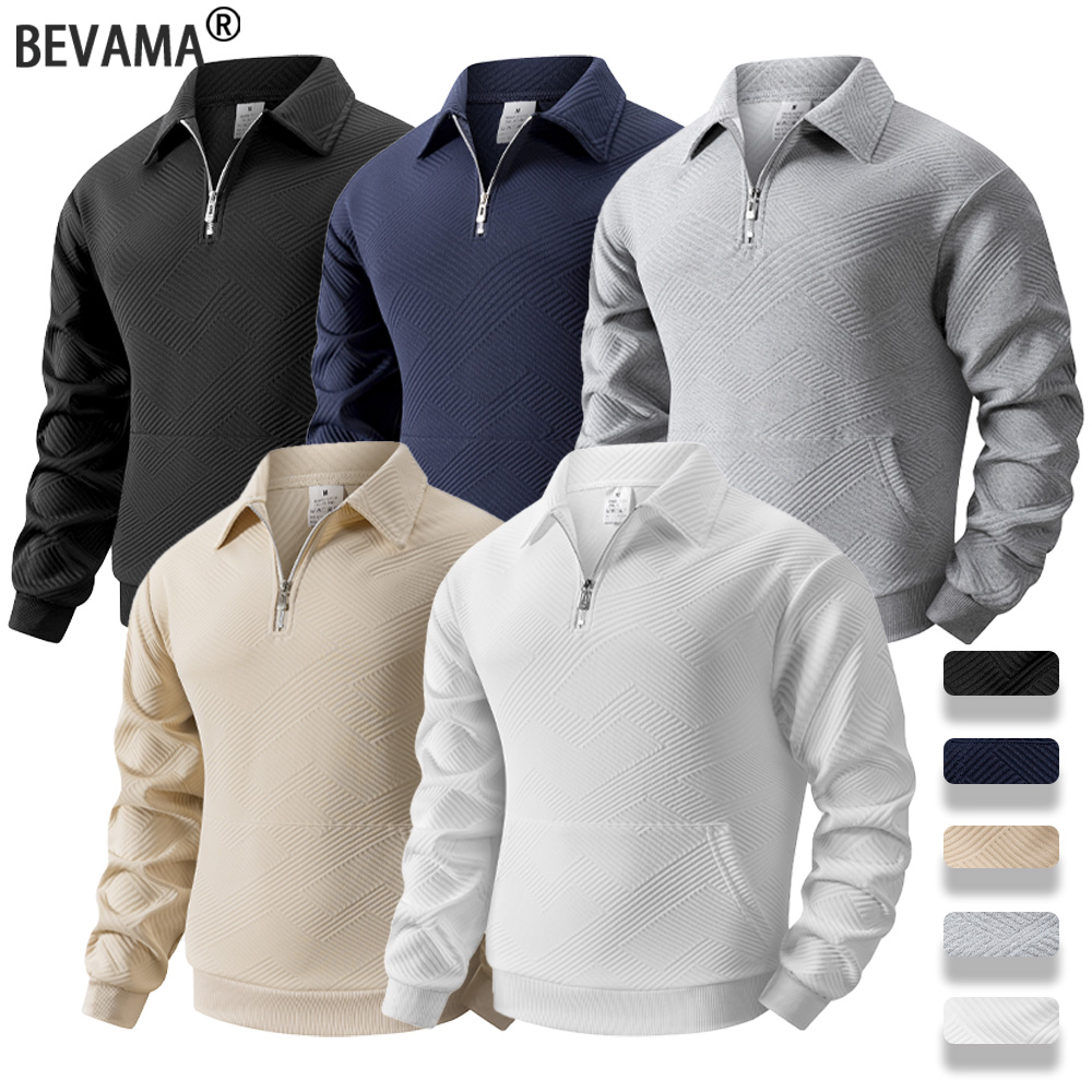 Autumn Men's Casual Sweatshirt - Turtleneck Sweater Men บทวิจารณ์และราคา