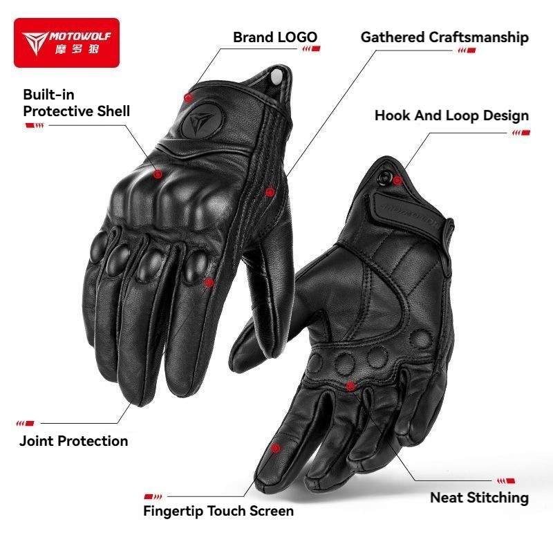 MOTOWOLF Motorcycle Gloves Men - Men'S Fashion Gloves บทวิจารณ์และราคา